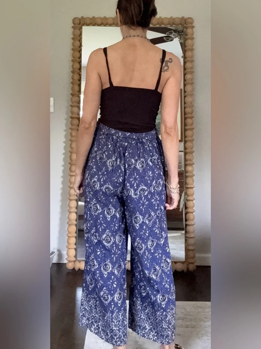 Fat Face Daisy Patch Geo Crop Pants NWT